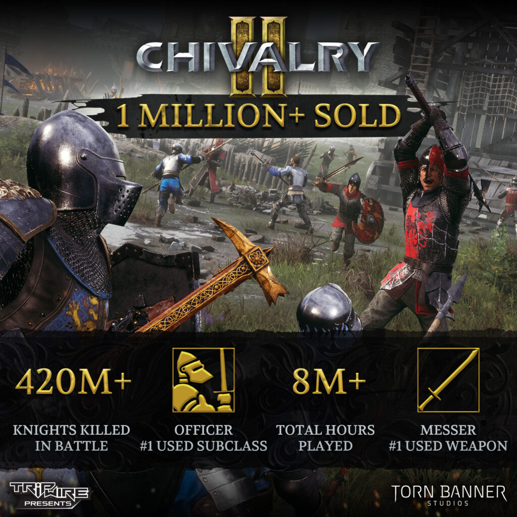 Chivalry 2 Over 1 Million Units Sold Chivalry 2   1mil 1024x1024 